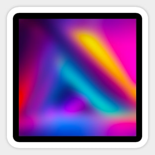 Beautiful Abstract Color Art Sticker